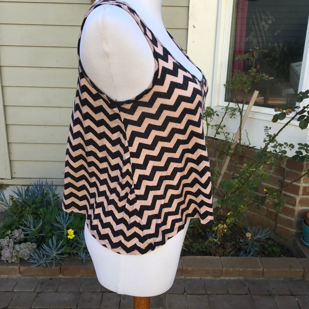 Kate Collection	Small	Brown/Black Chevron Pattern - Picture 3 of 7